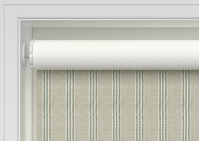 Emily Bond George Stripe, Sage - Twist&Fit Roller Blind - Image 9